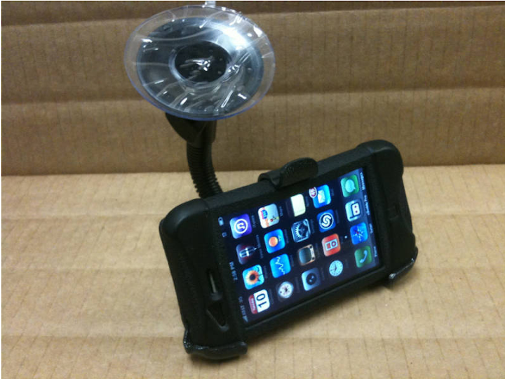 SlipGrip and ProClip Car Mount for iPhone 4 with Otterbox Defender Case Tech Tips and Toys